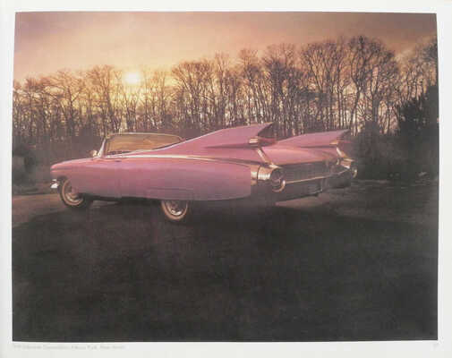 [Кадилак. Альбом фотографий Стевана
Салмери]. Cadillac. Photographs by
Stephen Salmeri/Hand-painted by Sydnie
Michele Salmieri. Text by Owen Edwards.
New York: Rizzoli, 1985.